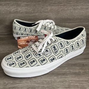 Vans x USPS Authentic Denim White Gray Shoes Size 13 Men's NWOB